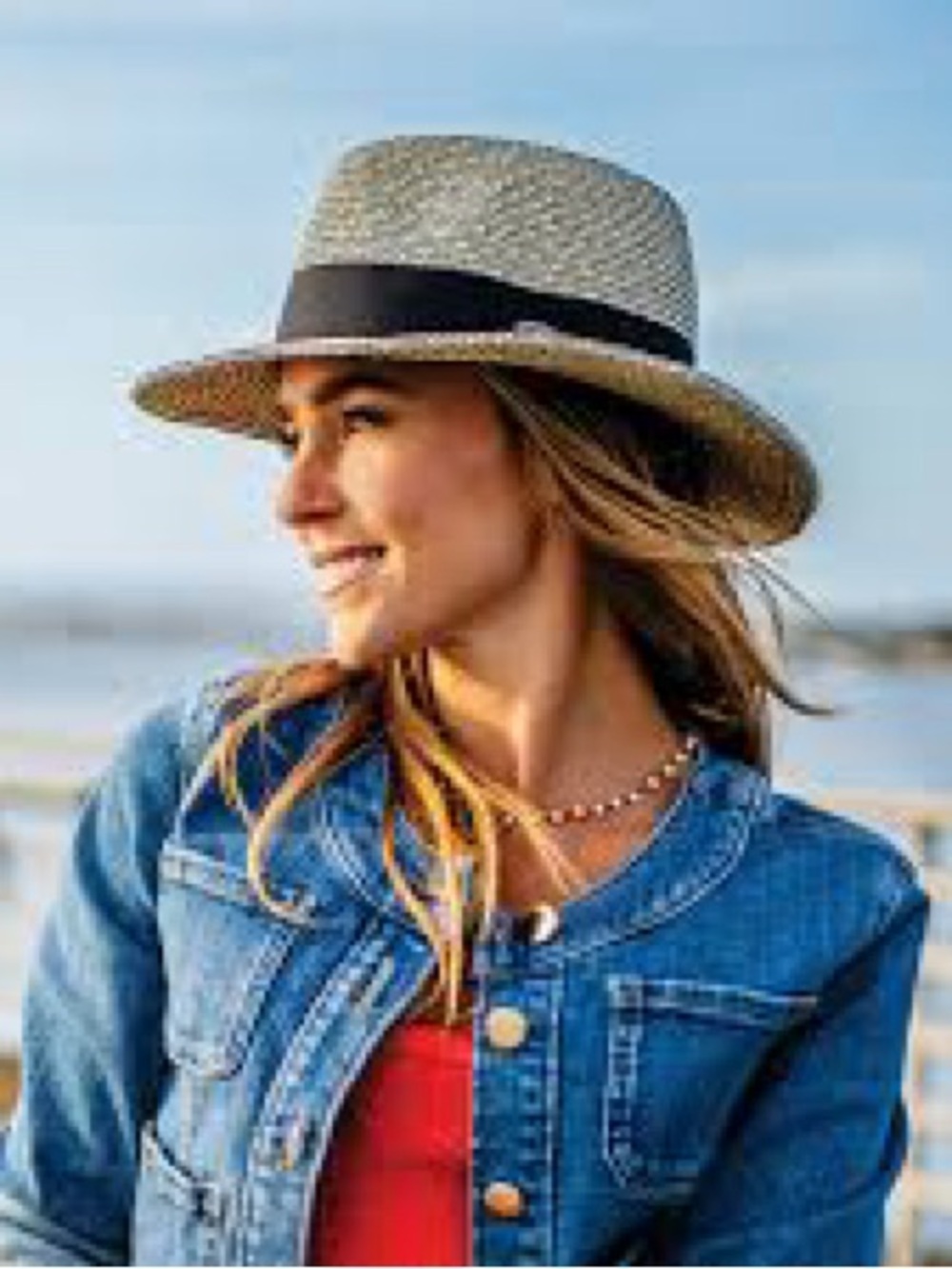 Banana Republic Paper Straw Fedora Hat – Size S/M